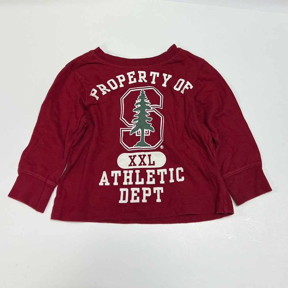 Stanford Athletic Department Kids Long Sleeve Tee